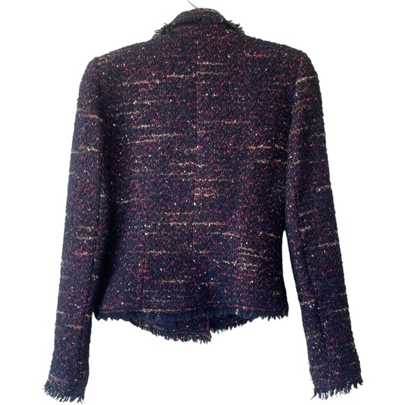 ZARA tweed chopped jacket size Medium - Picture 2 of 11